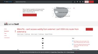 
                            9. firewall - MikroTik - can't access webfig from external / can't ...