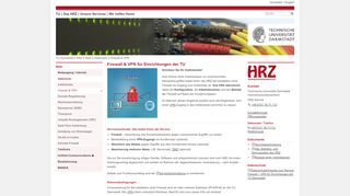 
                            8. Firewall & VPN für Einrichtungen der TU - HRZ TU Darmstadt