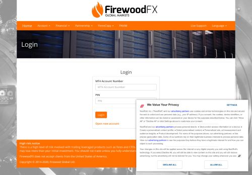 
                            1. FirewoodFX Secure Page