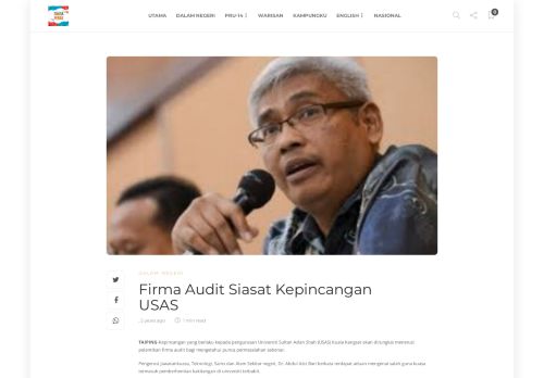 
                            11. Firma Audit Siasat Kepincangan USAS - Suara Perak