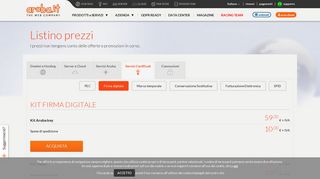 
                            10. Firma Digitale - Listino | Aruba.it