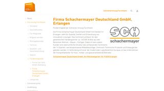 
                            10. Firma Schachermayer Deutschland GmbH, Erlangen ...