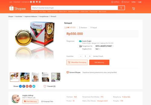 
                            6. firmax3 | Shopee Indonesia