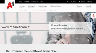 
                            2. Firmen-Domains | A1.net
