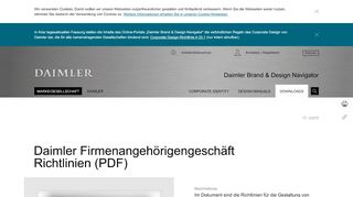 
                            4. Firmenangehörigengeschäft - Daimler Brand & Design Navigator