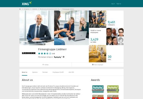 
                            13. Firmengruppe Liebherr als Arbeitgeber | XING Unternehmen