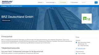 
                            9. Firmeninformation BRZ Deutschland GmbH , Nürnberg - Bauwirtschaft