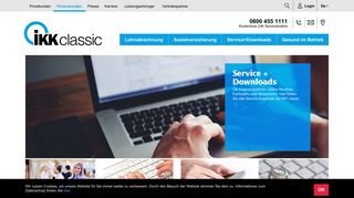 
                            10. Firmenkunden - Service und Downloads - IKK classic