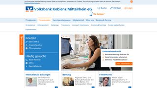 
                            6. Firmenkunden - Volksbank Koblenz Mittelrhein eG - VBKM