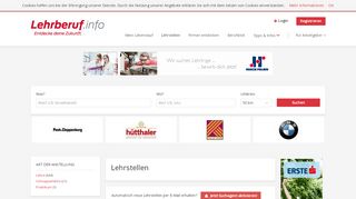 
                            12. Firmenlogin - Lehrberuf.Info