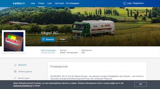 
                            13. Firmenportrait von Migrol AG auf jobs.ch