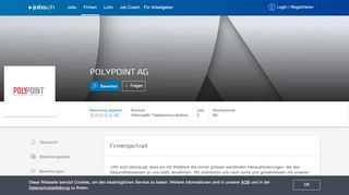 
                            12. Firmenportrait von POLYPOINT AG auf jobs.ch
