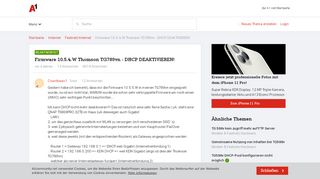 
                            9. Firmware 10.5.4.W Thomson TG789vn - DHCP DEAKTIVIEREN ...