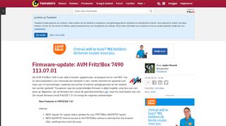 
                            13. Firmware-update: AVM Fritz!Box 7490 113.07.01 - Computer ...