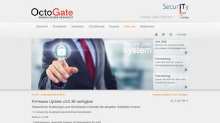 
                            5. Firmware Update v3.0.36 verfügbar - OctoGate