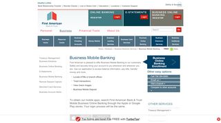 
                            8. First American Bank & Trust Co - Mobile Banking - First American ...