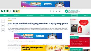 
                            6. First Bank mobile banking registration: Step-by-step guide ▷ Legit.ng