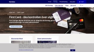 
                            5. First Card - Kort | Nordea.fi