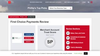 
                            9. First Choice Payments Review | Expert & User Reviews