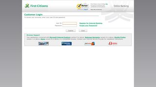 
                            8. First Citizens Bank Limited, - Customer Login