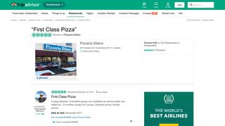 
                            8. First Class Pizza - Review of Pizzeria Dilano, Kristianstad ... - TripAdvisor