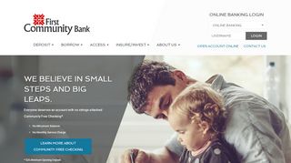 
                            12. First Community Bank, Bluefield, VA - Home Page