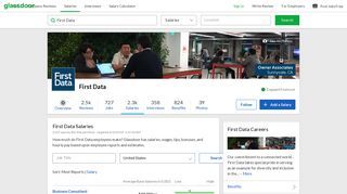 
                            11. First Data Employee Salaries | Glassdoor
