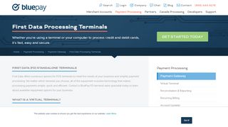 
                            7. First Data - Virtual Terminal & Processing Info | BluePay