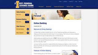 
                            12. First Federal Savings Bank - Personal - Online Banking