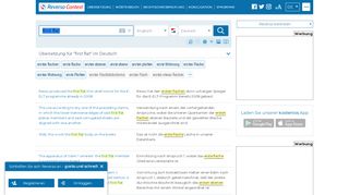 
                            9. first flat - Deutsch Übersetzung - Englisch Beispiele | Reverso Context