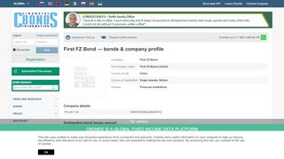 
                            7. First FZ Bond - Cbonds