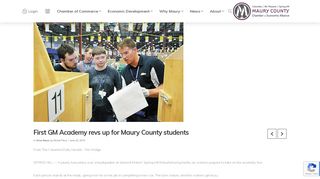 
                            10. First GM Academy revs up for Maury County students | Maury Alliance