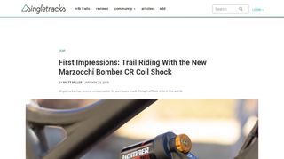 
                            7. First Impressions: Trail Riding With the New Marzocchi Bomber CR ...