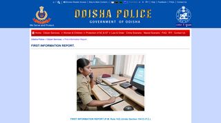 
                            3. First Information Report. | Odisha Police