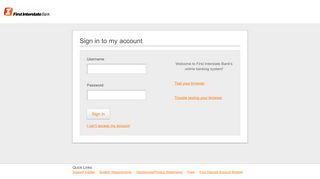 
                            10. First Interstate Bank | Login