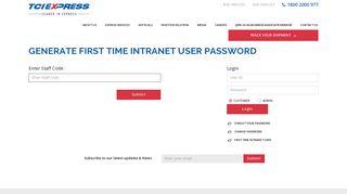 
                            2. First Intranet User - TCI Express