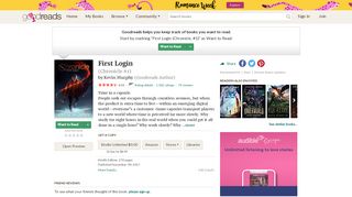 
                            9. First Login (Chronicle, #1) by Kevin Murphy - Goodreads