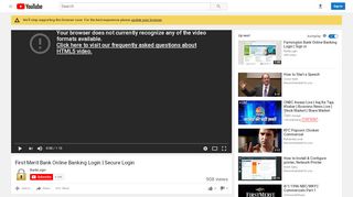 
                            8. First Merit Bank Online Banking Login | Secure Login - YouTube
