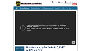 
                            11. First Mobile App - First Financial Bank