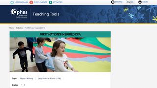 
                            10. First Nations Inspired DPA | Ophea Teaching Tools