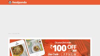 
                            2. First Order Offer - Foodpanda