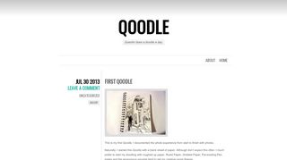 
                            10. First Qoodle | Qoodle