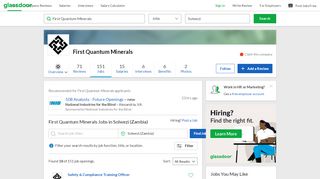 
                            6. First Quantum Minerals Jobs in Solwezi | Glassdoor