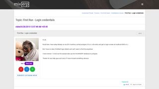 
                            5. First Run - Login credentials - MixERP Open Source Commercial ERP