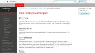 
                            8. First Settings to Configure - SugarCRM Support Site