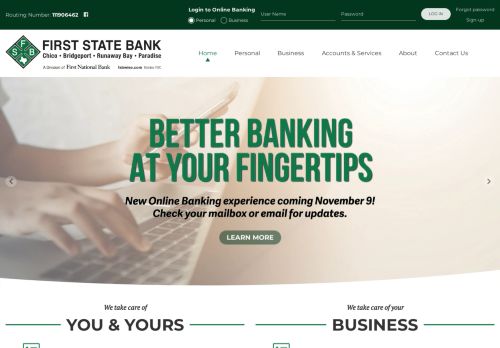 
                            1. First State Bank