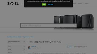 
                            4. First-Step Guide for Zyxel NAS – Zyxel Support Campus EMEA