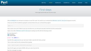 
                            6. First steps - learn.perl.org