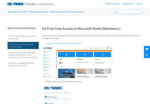 
                            6. First-Time Access to Microsoft Portal (Mandatory) – Ingram Micro ...