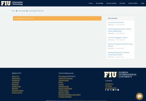 
                            10. FIrst Time Logging in to MyFIU - Knowledge Base - AskIT Service Portal
